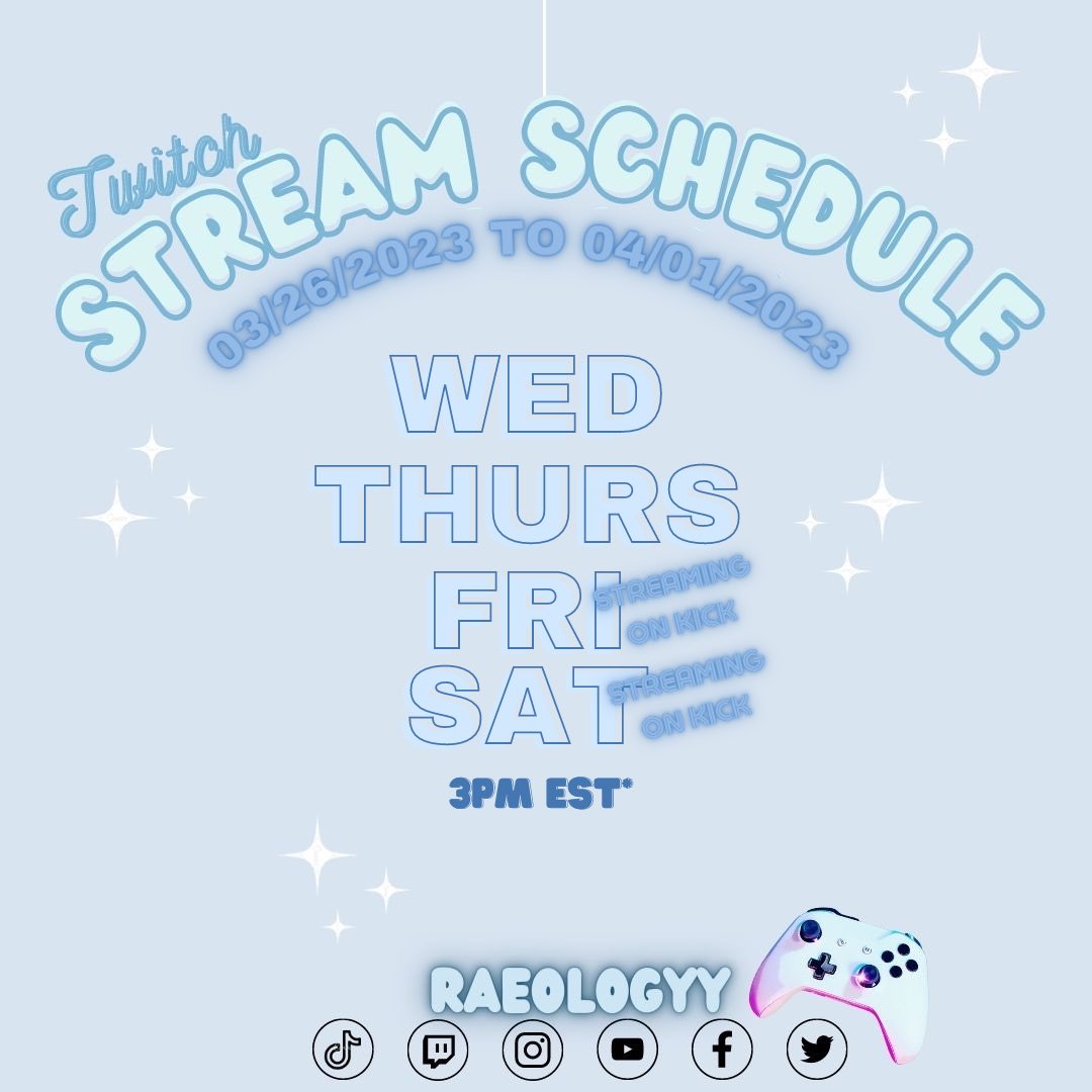 Raeologyy's tweet photo. Come check me out :) 
https://t.co/SXxBTRUUuj
https://t.co/4Kmh9TGSFH
.
#tuesdayvibe #Overwatch2 #Streamer 
#Twitch #Kick #GamerGirl https://t.co/leZg05zTCQ