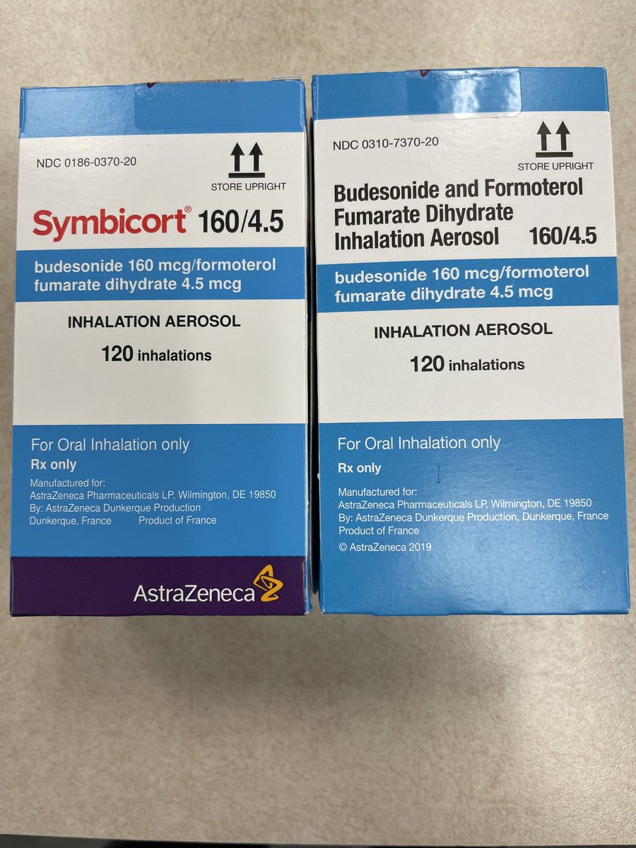 Had two patients bring letters from <a href="/ExpressScripts/">Express Scripts Pharmacy Benefit Services</a> that their generic inhalers would not be covered next month.  They’re required to use more expensive brand name Symbicort.  Can you say PBM kickback?  I can. <a href="/RepBuddyCarter/">Buddy Carter</a> <a href="/ChuckGrassley/">Chuck Grassley</a> <a href="/SenatorCantwell/">Sen. Maria Cantwell</a>