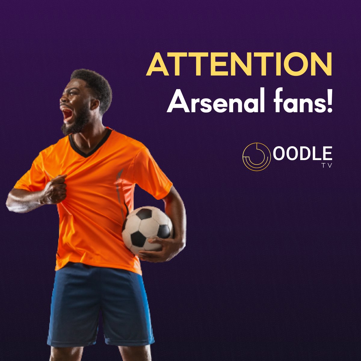 oodle_tv's tweet photo. ATTENTION Arsenal fans! 🔴

Imagine joining your heroes on the pitch

And playing in a Grudge Match against Liverpool’s Legends ⚽

You don’t have to imagine, #OODLETV has made it possible

This is the opportunity of a lifetime. Take advantage now!

#ArsenalNews #PlayWithLegends https://t.co/8gPvVmaJ44