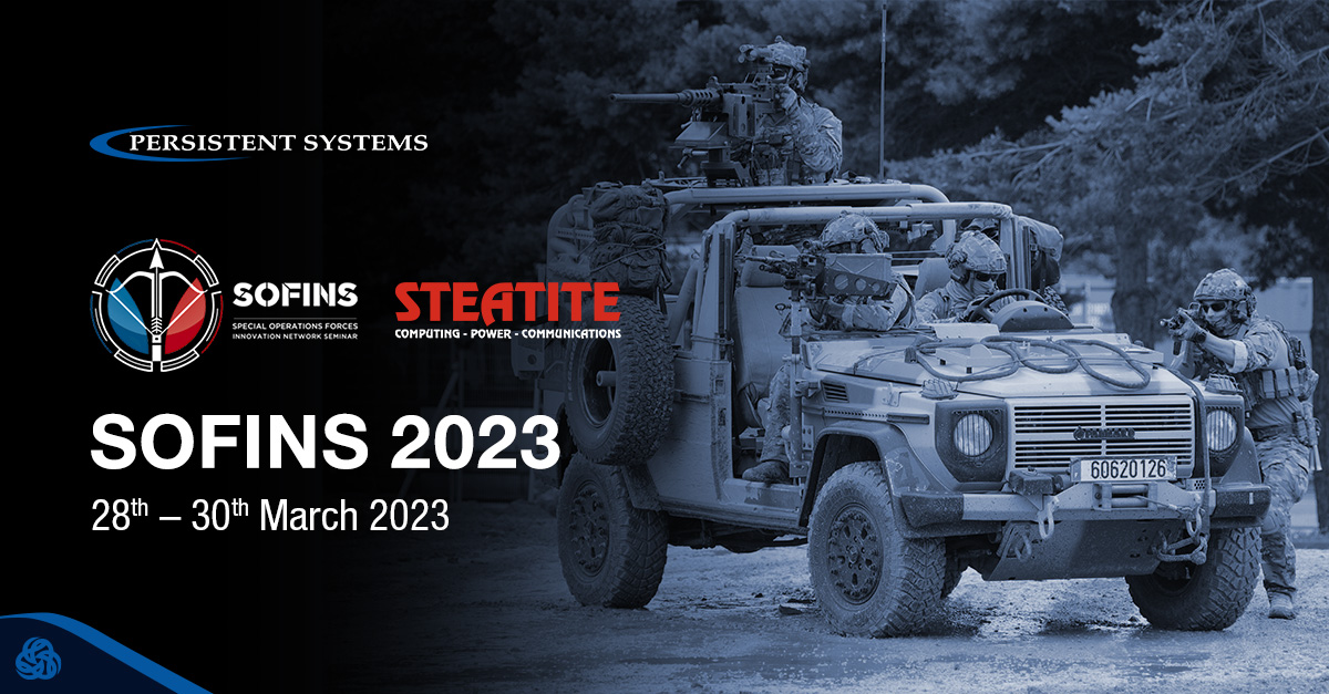 PSWaveRelay's tweet photo. Our partner Steatite Limited is at SOFINS this week showcasing our #WaveRelay and #CloudRelay technologies! Stop by booth A17. We look forward to supporting the defense and security requirements in #France and the region! https://t.co/YLLFNWsoUu