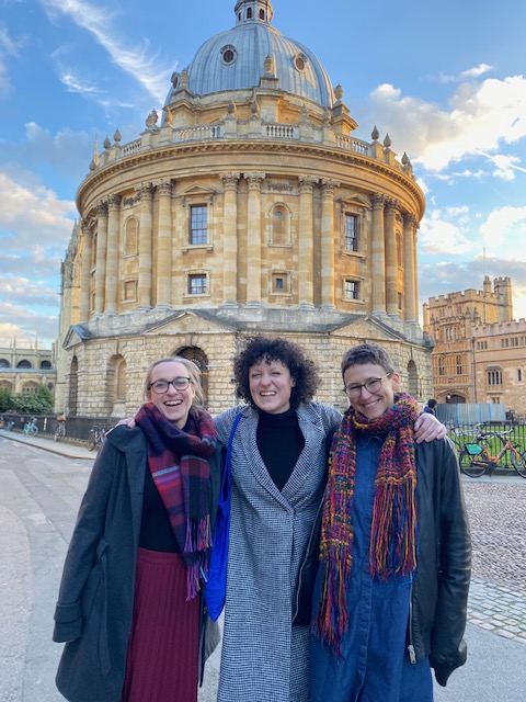 charlotteryland's tweet photo. The @TranslationExch Slam @oxfordlitfest yesterday was wonderful. So good to bring #translation in the form of the brilliant @Ruth_etta @annielmcd &amp; Polly Barton to a new audience. The full range from school pupils to retired people [including my dad] @TORCHOxford @OxfordModLangs https://t.co/EV7ff3QhAt