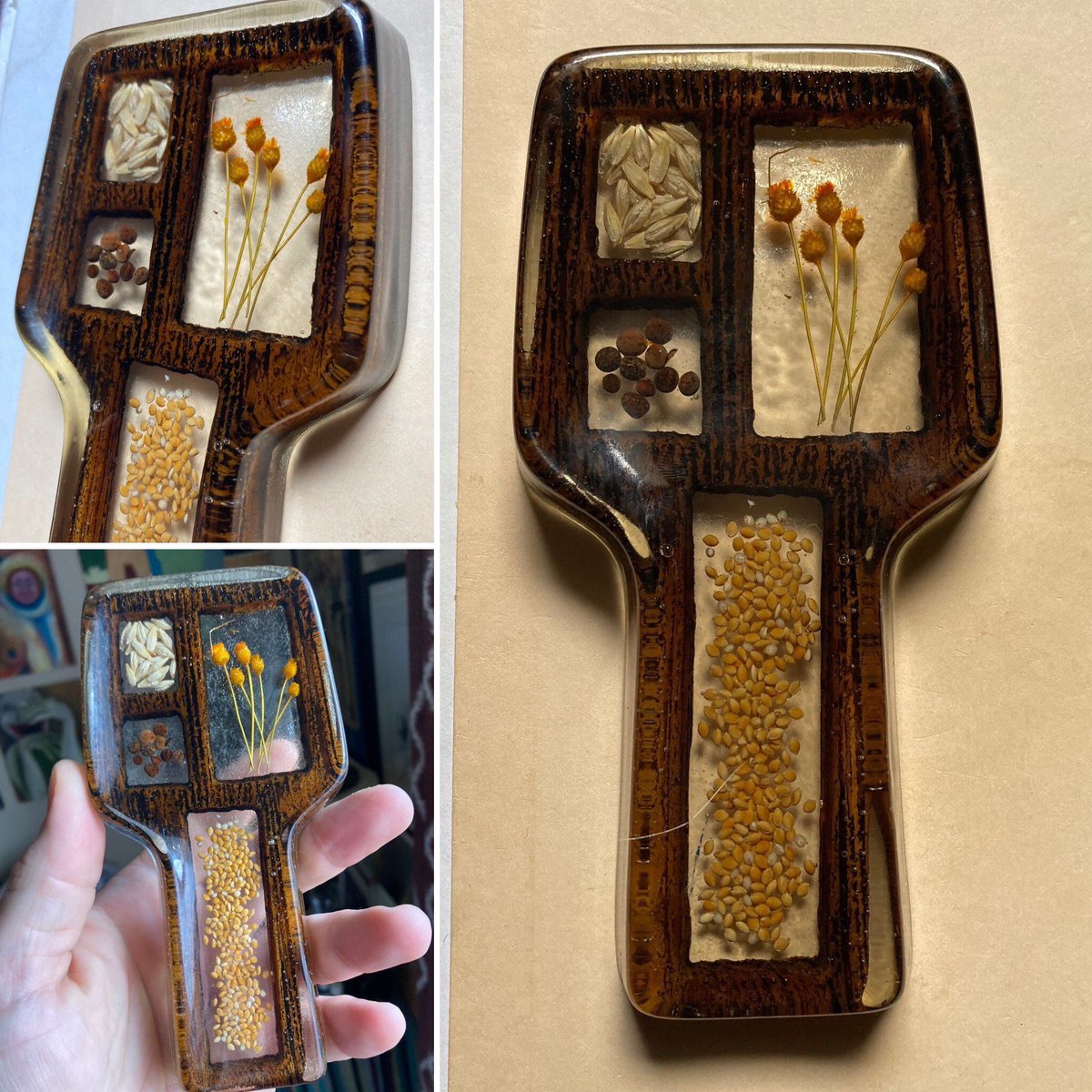 WilburVintage's tweet image. Excited to share this item from my #etsy shop: Vintage Midcentury Epoxy Resin Dried Seeds and Flowers Lucite Spoon Rest etsy.me/3G0lwPX
#lucite #spoonrest #midectury #countrykitchen