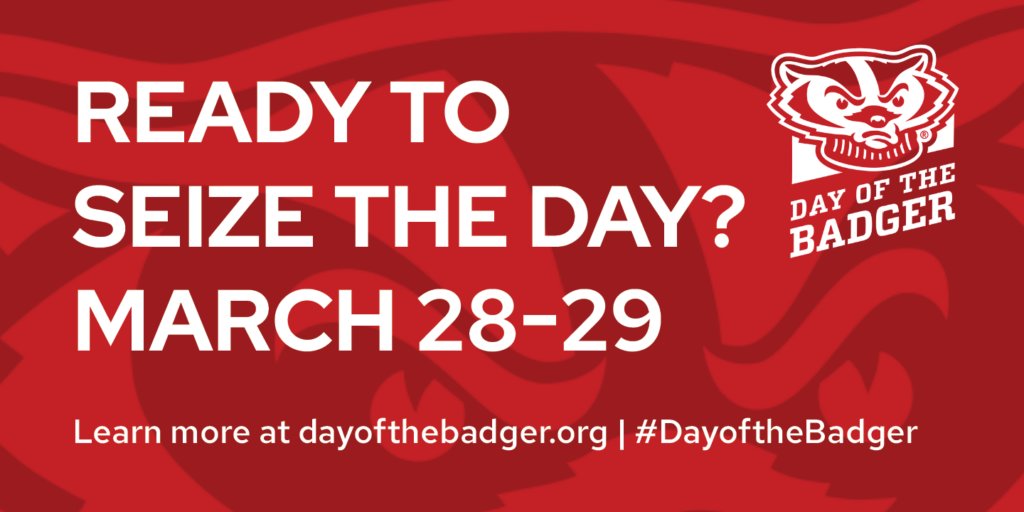 mkebadgers's tweet photo. Day(s) of the Badger is OPEN (March 28—29) &amp; your gift is matched (up to $3,000 per group)! https://t.co/E1NrI0bitt
Thank you for supporting scholarships that benefit Milwaukee area students!  🦡❤️🦡 https://t.co/InTVsoliwK