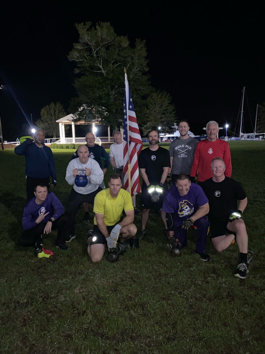 Tyreekappa's tweet photo. Great morning workout with the @F3WashingtonNC completed numerous exercises to Peg Legs playlist. https://t.co/JfFmJrINse