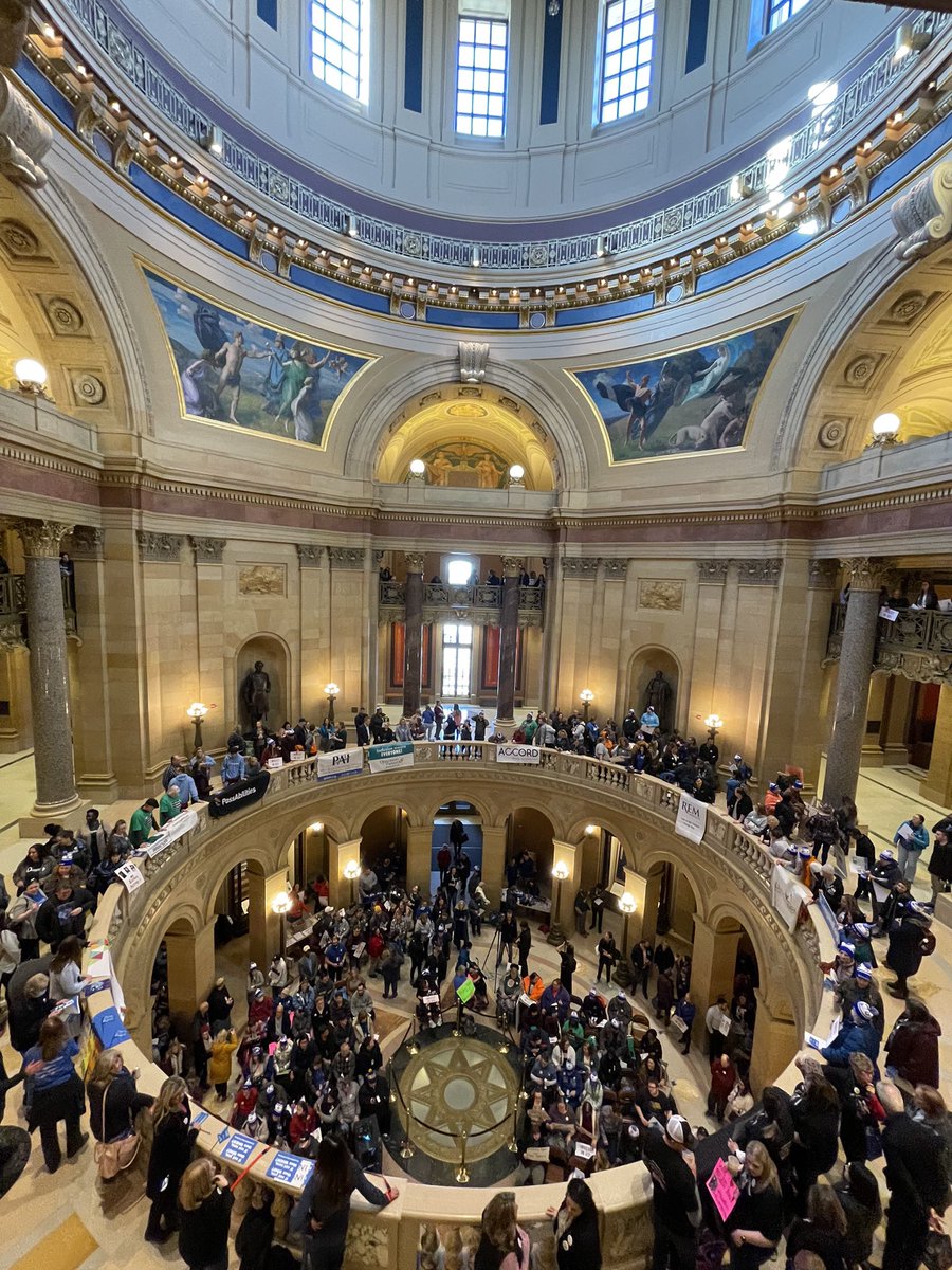 mohrmn1's tweet photo. Thank you to all of the amazing people who joined us and @ARRM to support individuals with disabilities! #InvestInUs #DisabilityServicesDay https://t.co/p5qFxyOteS