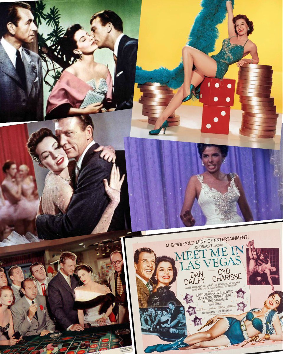 MEHenreid's tweet image. Tomorrow March 29 on TCM! MEET ME IN LAS VEGAS, 11:00am EST.. Star studded, fun musical, full of great musical numbers. My father as “Pierre”, Cyd Charisse’s mentor.. nominated for Best Music/Scoring of a Musical Picture, it’s a good one!
#TCM #Classicmovies @tcm #CydCharisse