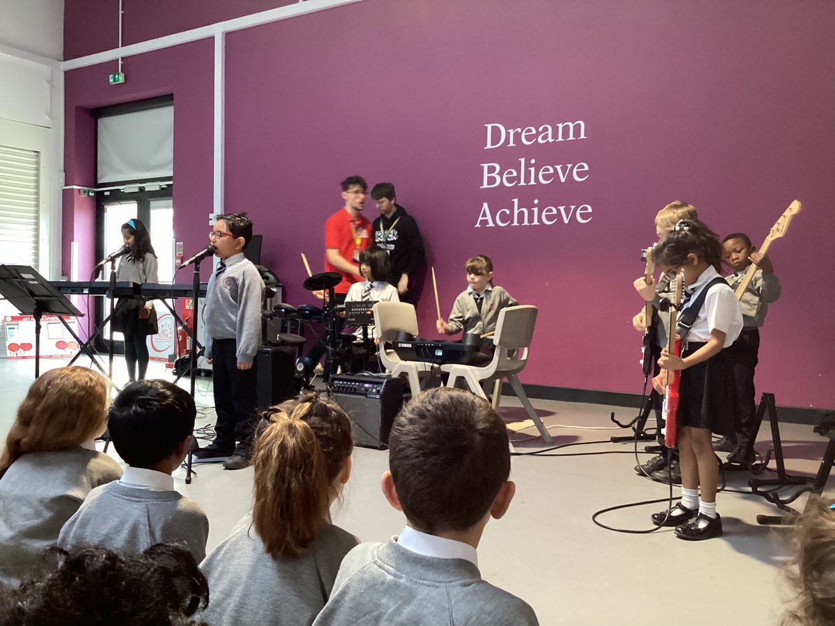 AureusPrimary's tweet photo. We were thrilled to welcome families in to watch our iRock bands on Monday morning and were once again blown away by the children's performance skills. A big thank you to Dan from @weareirock 
We can't wait to see how our rockstars continue to shine as the year goes on! https://t.co/4AyunhGWmp