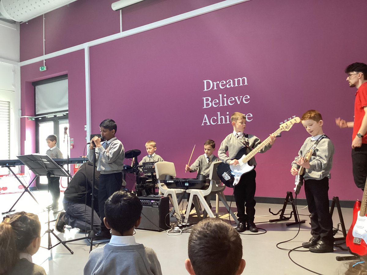 AureusPrimary's tweet photo. We were thrilled to welcome families in to watch our iRock bands on Monday morning and were once again blown away by the children's performance skills. A big thank you to Dan from @weareirock 
We can't wait to see how our rockstars continue to shine as the year goes on! https://t.co/4AyunhGWmp