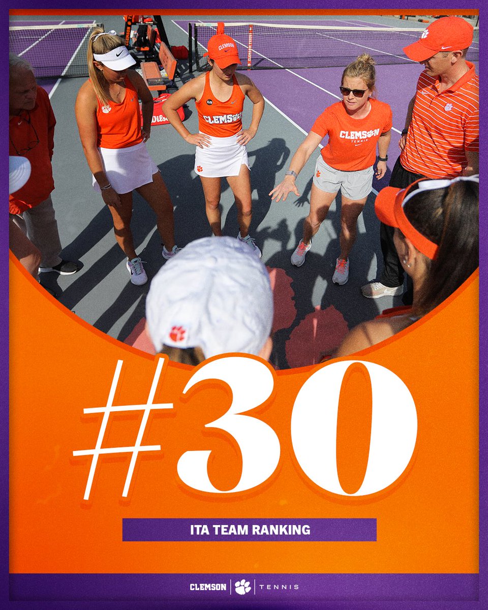 ClemsonWTennis's tweet photo. Step by step 📈

#ChampionshipMindset | #Team48 https://t.co/JA7TkUOAD6