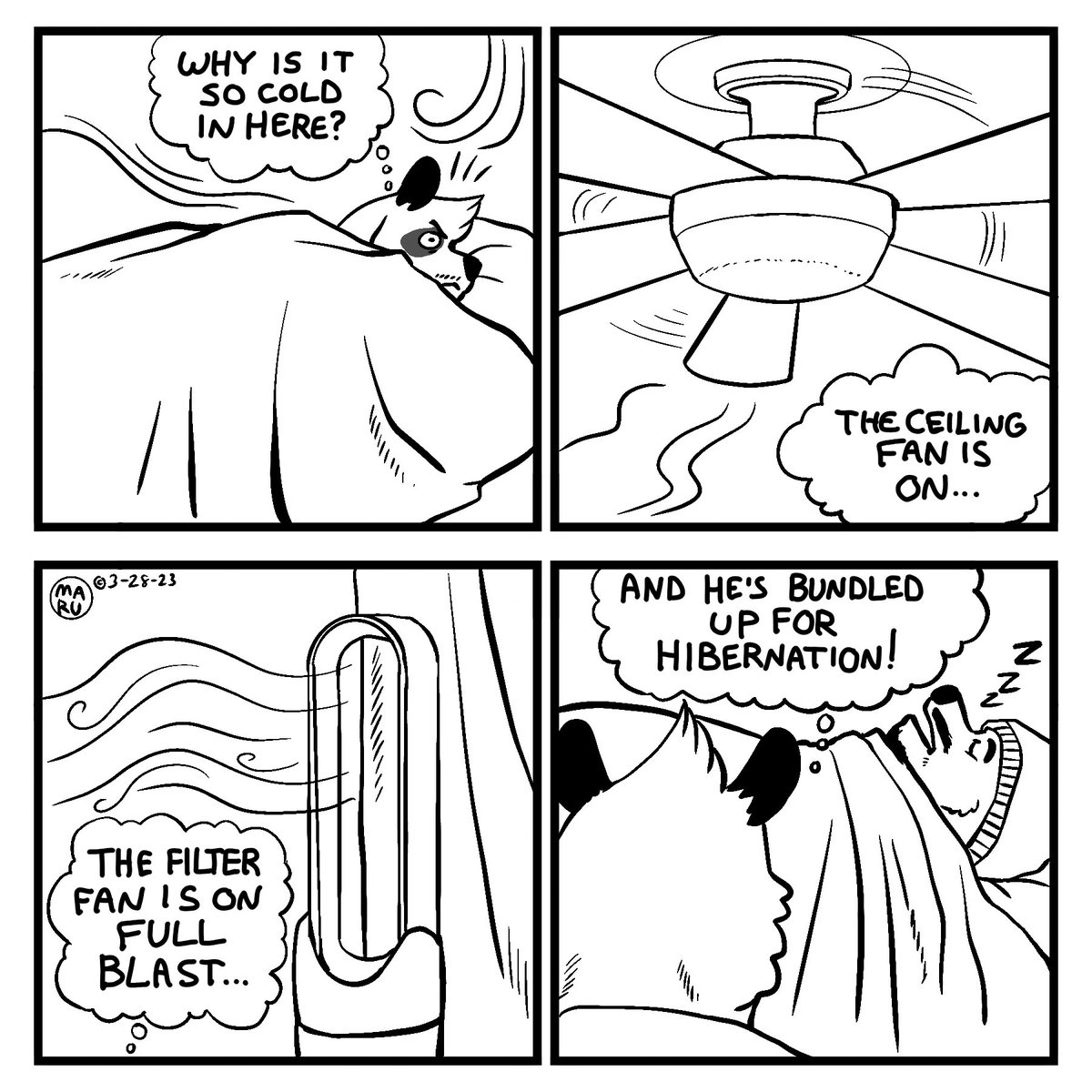 MaruArt on Twitter "🥶 It has luckily warmed up a lot since this happened."