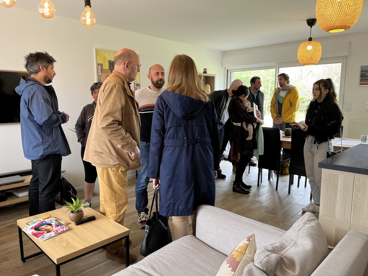 AssoCreaq's tweet photo. [Rénovation énergétique]

Retour en images sur la visite d'une maison rénovée au Barp dans le cadre de la plateforme de la rénovation énergétique de la Communauté de Communes du Val de l'Eyre. https://t.co/vj3MePRadU