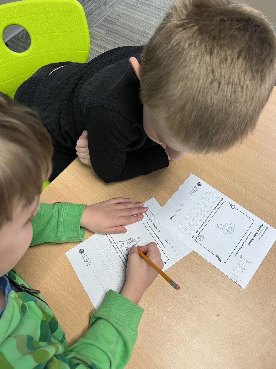 RES_RSSS's tweet photo. Kindergarteners had their second Digital Citizenship lesson today and talked about how hard it is to take a break when you are having fun using technology.  They practiced “pausing for people” and understanding the emotions they may feel when told to take a technology break. https://t.co/6BOiaiEewn