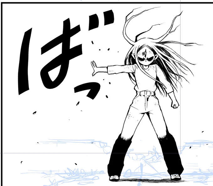 キャラペン入れ何とか終わった。最近工程の順序を守らなくても良いのではと思い始めている。 