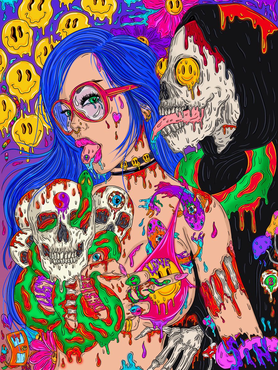 I am writing threads 🧵 about "second wave" artists of our space.

Today, I have the joy of analyzing  the impressive work of <a href="/ALIENQUEENNFT/">ALIENQUEEN</a> 💙