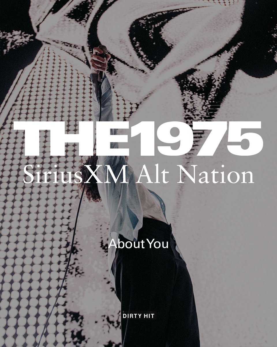 the1975's tweet photo. About You
On SiriusXM @altnation @altregan
https://t.co/pEJPT8rvld
#the1975 https://t.co/ddLzVVwtOI