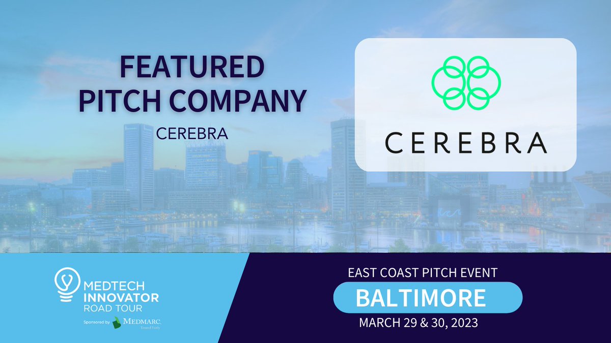 We at CEREBRA are thrilled to share that we have made it to the MedTech Innovator pipeline and are vying to be among the finalists for this esteemed competition. Our CEO/Founder @Doszhan Zhussupov will be presenting in Baltimore this week to a panel of judges #medtechinnovator