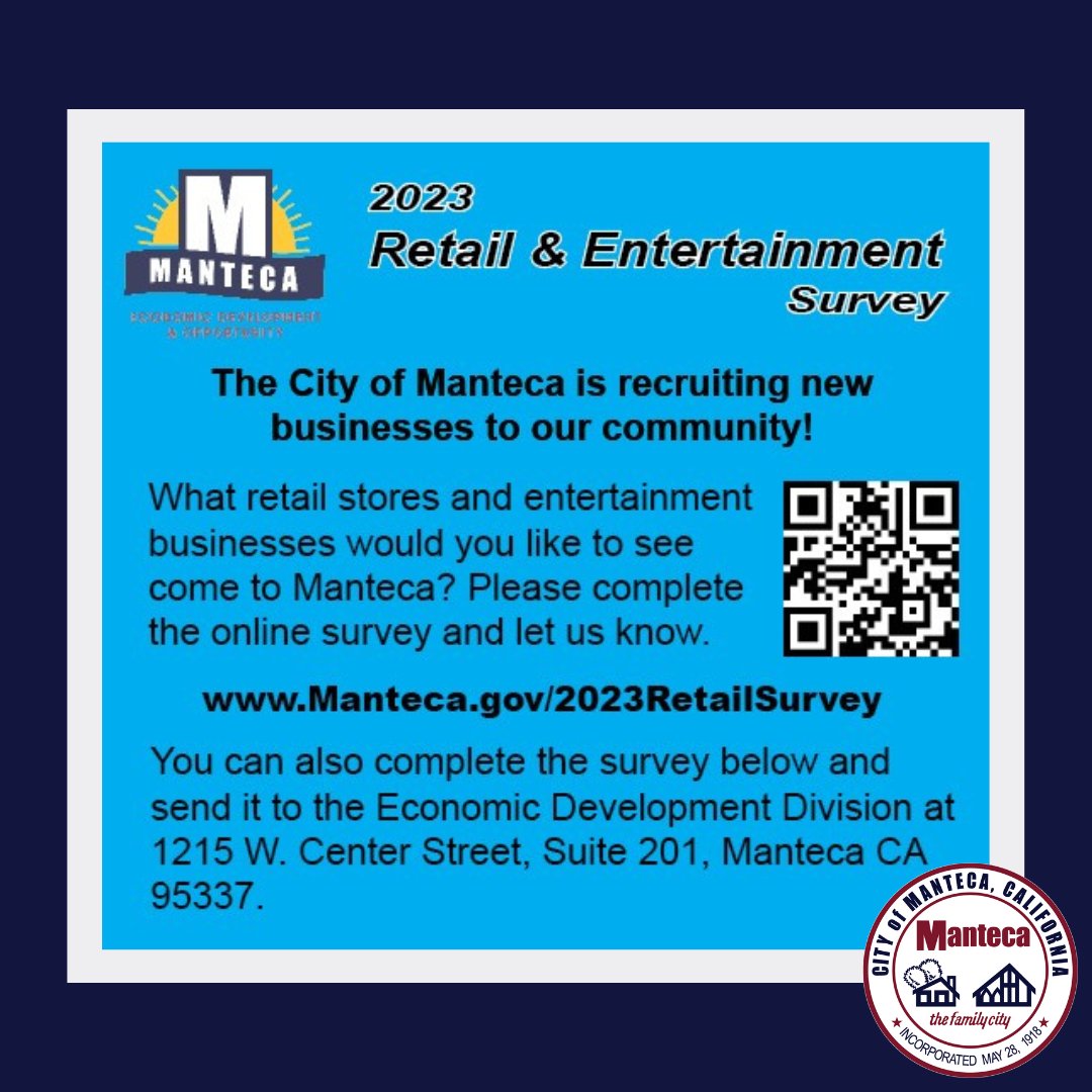 City of Manteca on Twitter "Attention Manteca residents, the 2023