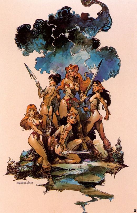 darklongbox's tweet photo. Barbarian Queen poster by Boris Vallejo. #fantasyart https://t.co/G16QdU74mv