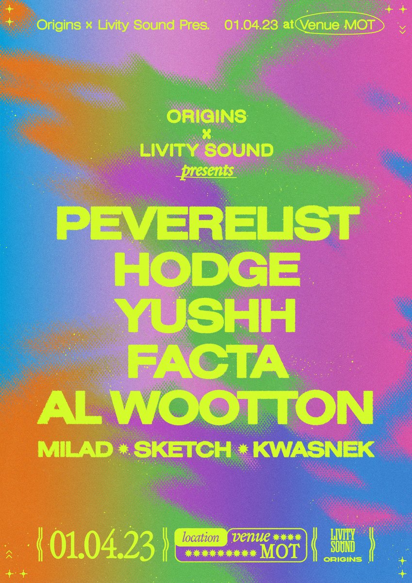 originssound's tweet image. ORIGINS x LIVITY SOUND
THIS SATURDAY - VENUE MOT
🎟 ➣ ra.co/events/1656240