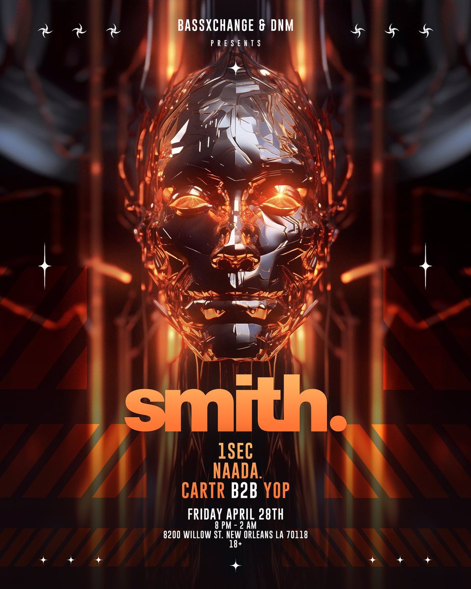 New Orleans!! We got <a href="/datboi_smith/">smith.</a> coming April 28th <a href="/TheWillowUptown/">The Willow</a>. Don’t sleep on this one. With support from <a href="/naadabeats/">naada.</a> @randycartr yop and 1sec. Y’all get ready for this one