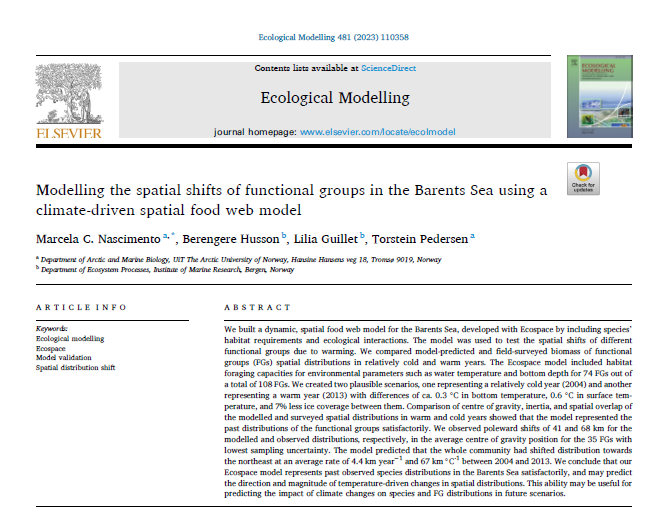 New publication showing changes in arctic and boreal functional groups distribution in the Barents Sea in the past few decades. <a href="/nansenlegacy/">The Nansen Legacy</a>