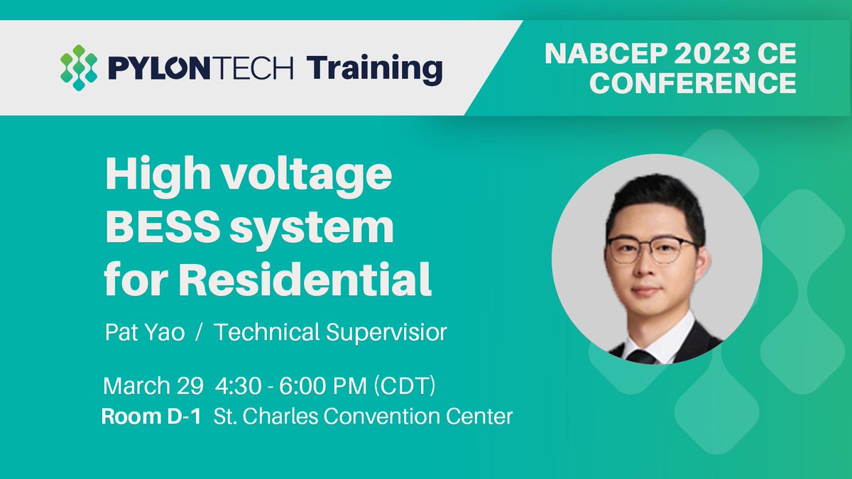 Pylontech1's tweet image. Don&apos;t miss the opportunity to learn more about #Pylontech UL qualified high voltage home storage system at #NABCEP 2023 CE Conference. We will help you find out how to better reduce your energy cost, increase your home value and reduce global warming.

#PylontechTraining