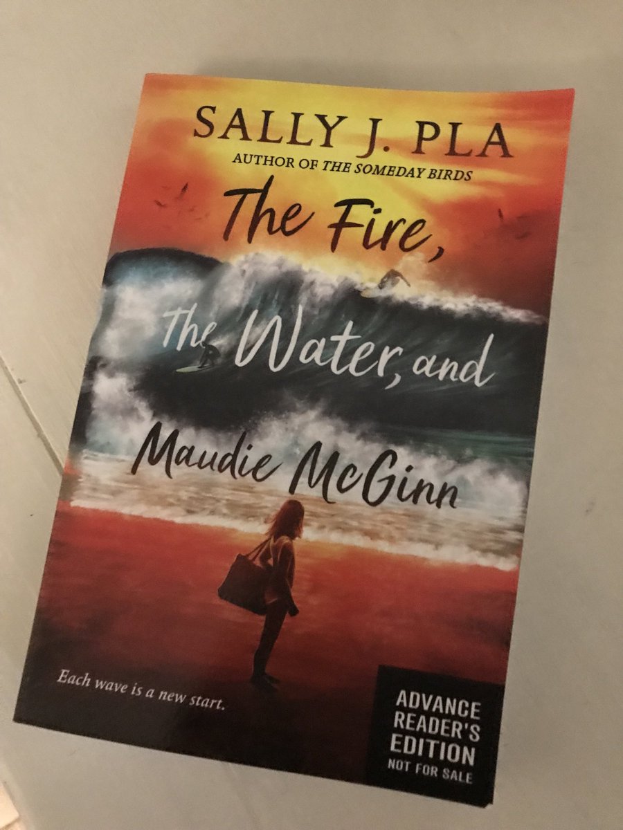 I am SO excited to dive into this book by ⁦@sallyjpla⁩! The Fire, The Water, and Maudie McGinn is available July 23rd. 🔥🌊👩🏻‍🦰 #amreading