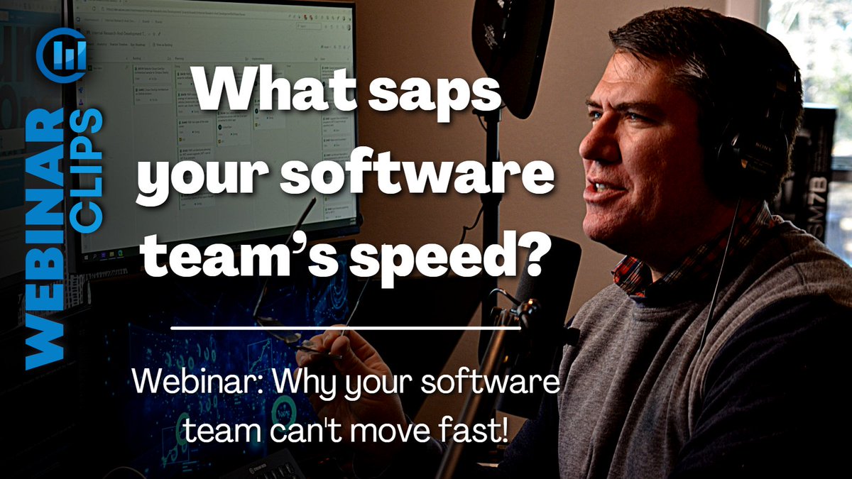 ClearMeasure's tweet photo. What is stopping your software team from accomplishing the right work quickly?
https://t.co/hVdpgtwmjy
#ClearMeasureWay #SoftwareTeam #SoftwareWork #SoftwareDevelopment @JeffreyPalermo https://t.co/E3LgRgYiYv