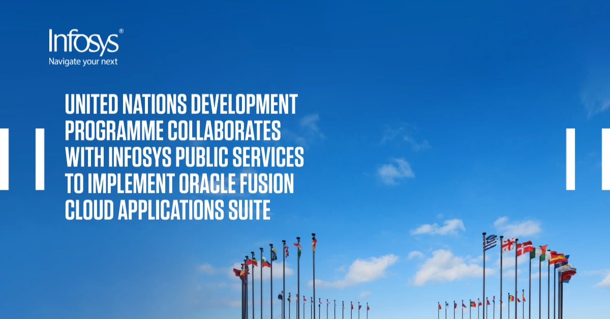 UNDP partners with Infosys Public Services to implement Fusion Cloud Applications Suite, increasing efficiency to help meet development needs of people and our planet. #SDG #FutureSmart #LegacySystems #Oracle bit.ly/3LZ1WaO