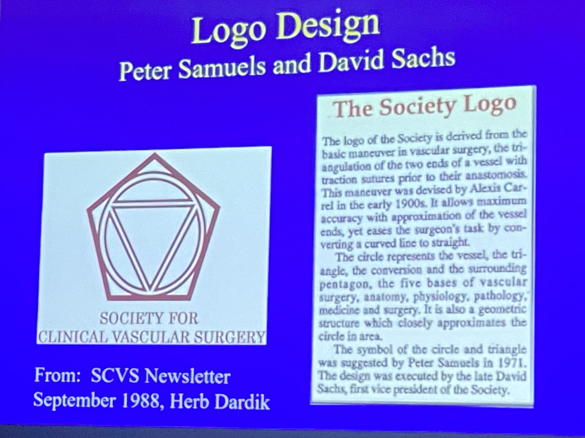 VascularNews's tweet image. Dr Sean P. Roddy, ⁦@SCVS1969⁩ President, gives an overview of the history + mission of the #SCVS. Founded by Dr Peter Samuels in southern California, father of #IR Shaun, the society’s mission is to “address the needs of the #vascular surgeon in clinical practice.”👇