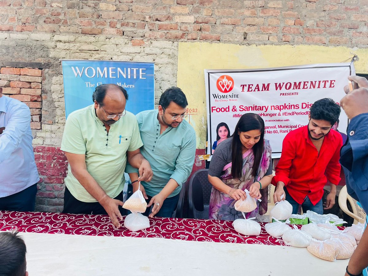 Womenite on Twitter "Distribution of dry ration kits in the slums