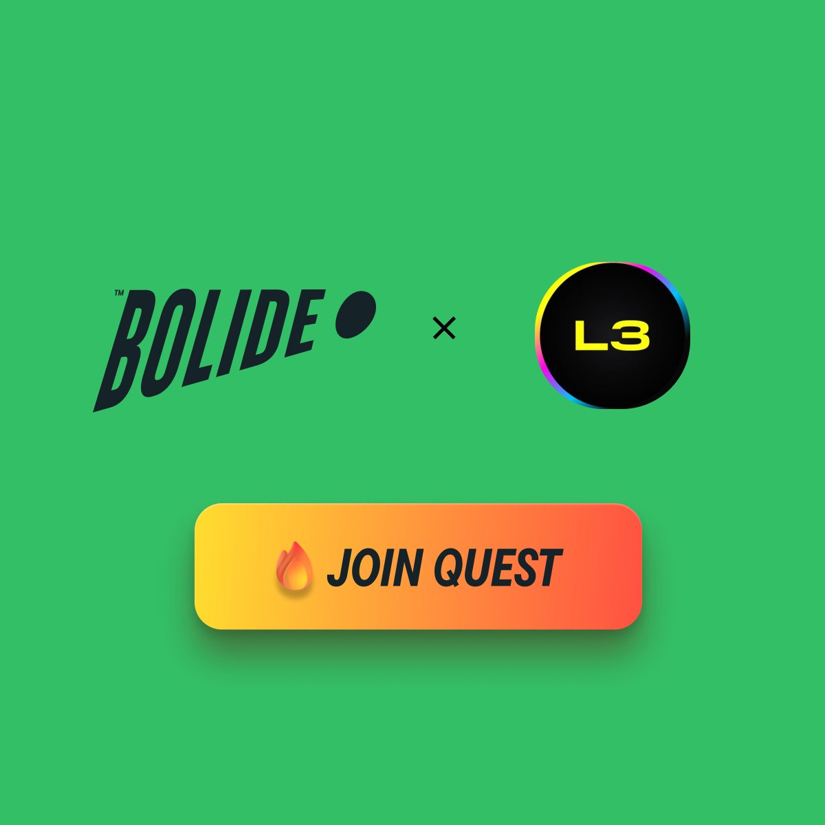 🚨 Bolide fam, listen up! 🚨

🚀 Get ready to blast off with Bolide and <a href="/layer3xyz/">Layer3</a>!

🌟 Embark on an exciting quest to unlock the secrets of simple yield farming💰
L3.xyz/Bolide

Don't miss out on this chance to learn and earn! Join us now👇