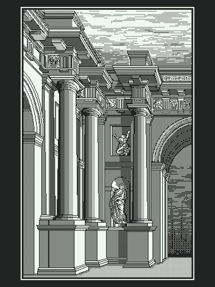 Pixel Plato (@pixelplato) on Twitter photo "Architectural Drawing, Andrea Pozzo"
#pixelart #1bit "Architectural Drawing, Andrea Pozzo"
#pixelart #1bit