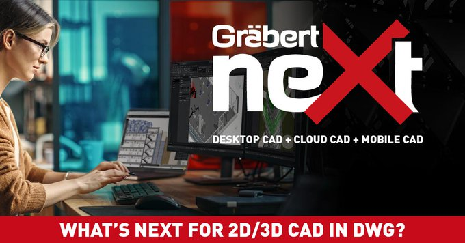 AUGI's tweet photo. What’s neXt for #CAD in DWG? The #Graebert #neXt online event is a free 3-hour online event for 2D/3D CAD users and fanatics, #CADManagers, #Engineers and IT Executives, including #ARES® users, and #AutoCAD®. Sign up link on this page: https://t.co/DkW2J9Mypc https://t.co/z0SW0CWEq3
