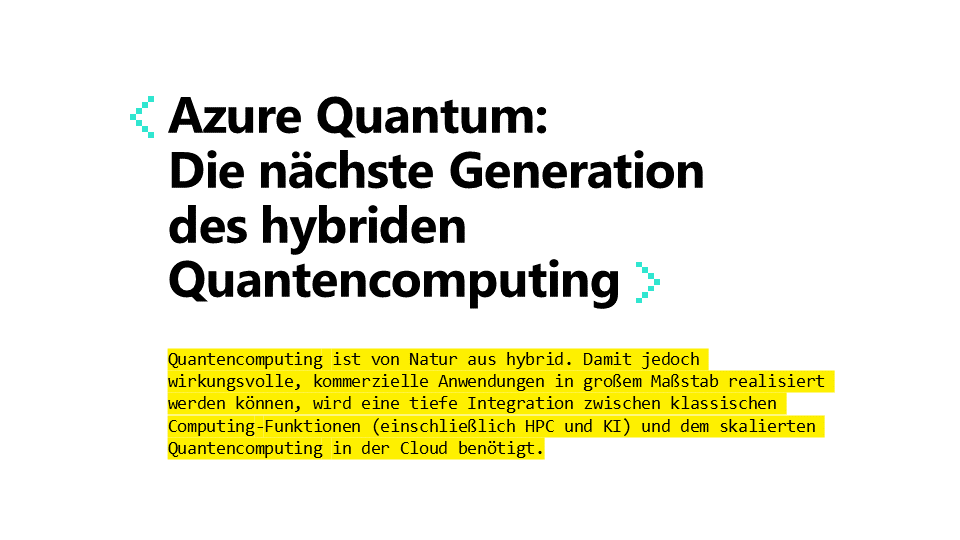 msdev_de's tweet image. Wir haben einen bedeutenden Meilenstein im Quantencomputing erzielt. Das neue integrierte Hybrid-Feature in Azure Quantum ist jetzt offiziell verfügbar: msft.it/6015gBk31 #Quantencomputing #Azure #Quantum