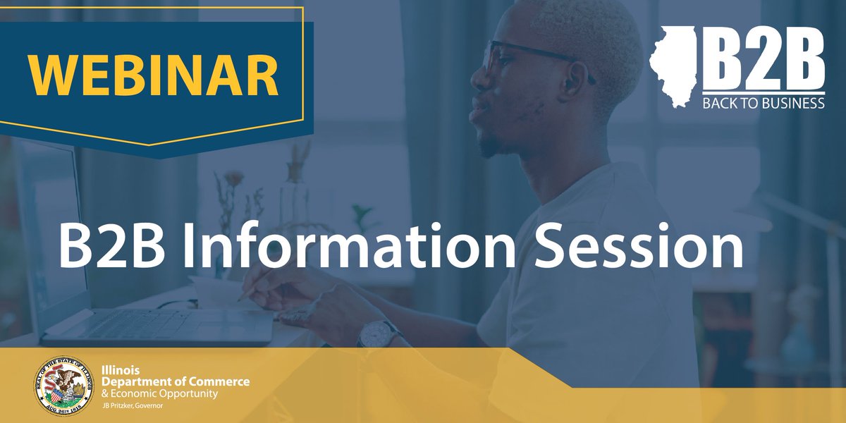 puffer_flnance's tweet photo. DCEO is hosting information webinars to support the recently announced $175M in #ILB2B grant funding for restaurants, hotels &amp; the creative arts. Find out more:
https://t.co/pPIOd0xNEW.
MARCH 30
✅ English-Language: 10am
✅ Spanish-Language: 11am https://t.co/uNCa52Qxf9