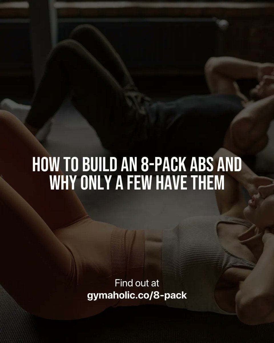 gymaholic's tweet photo. Maintaining a flat stomach is very challenging, let alone building 6-pack or 8-pack abs.

But before you start to give up or do random core exercises, check out the article how you can build a stronger core, or possibly, your 8-pack abs https://t.co/aAtWCGGgL6
#fitness #abs https://t.co/RX4ZfYKmxk