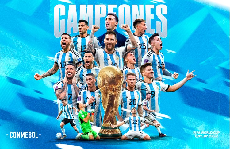 tvcapit's tweet photo. ¡Porque los Campeones del Mundo no merecen menos 🇦🇷 !
Te dejamos lo mejor del homenaje de la Conmebol a la Selección Argentina 🏆en el siguiente link: https://t.co/VJYJk8X8XW
Por TyCSports @TyCSports 

#capit #tycsports #seleccionargentina #conmebol #mundial2023 #argentina https://t.co/nBeS3Z8YWr