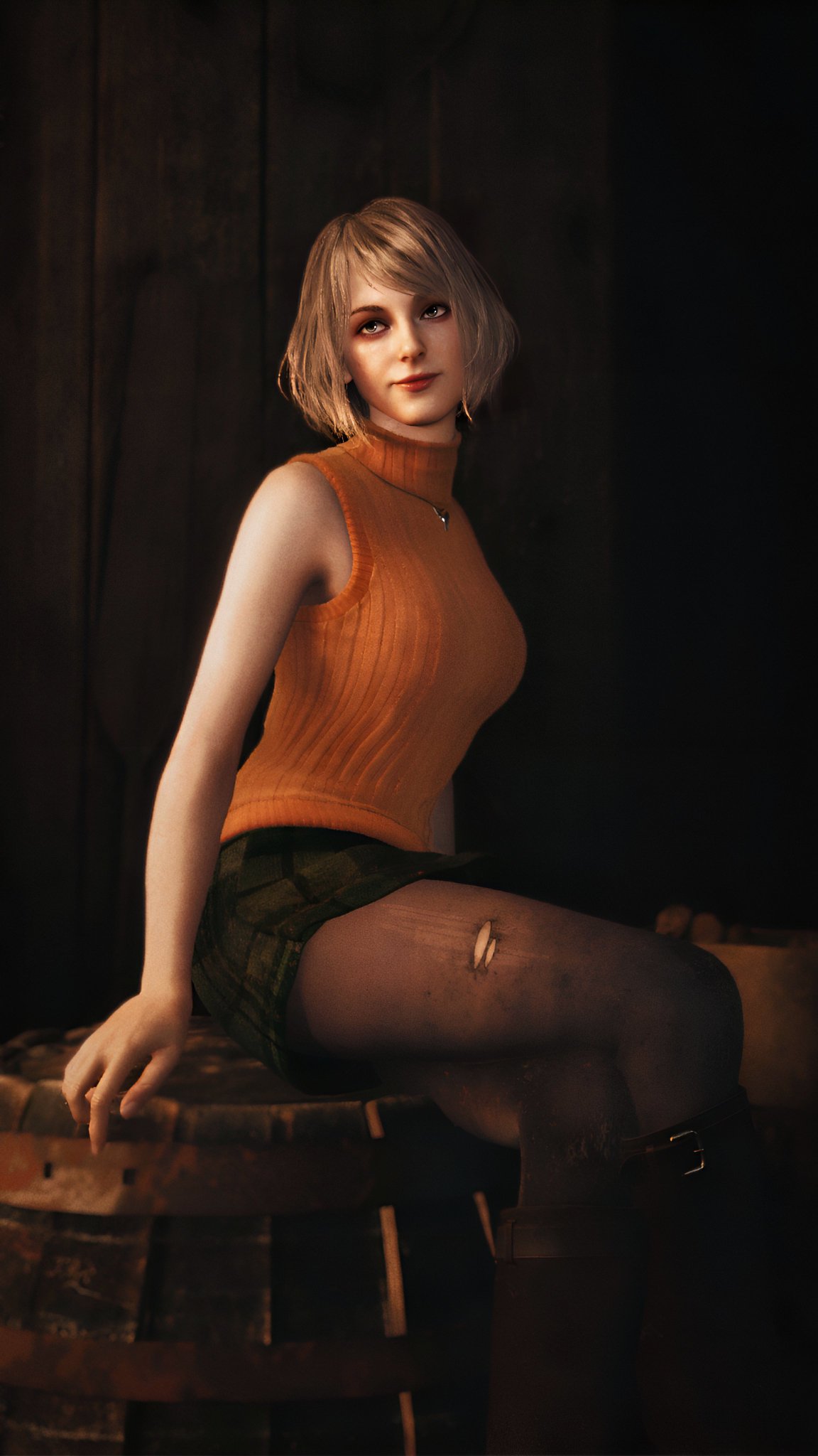 Resident Evil 4 Remake: Ashley Graham by NathanPrescott95 on