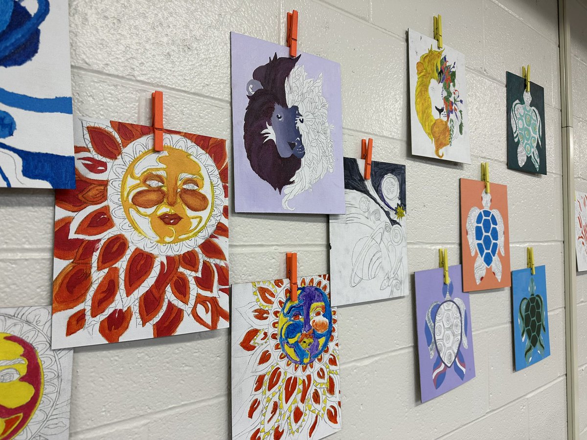 MrsMartinArt's tweet image. Visual Art students started painting today. I surveyed them to see how they felt about it and made this chart. They are doing a wonderful job #artteacher #highschoolart