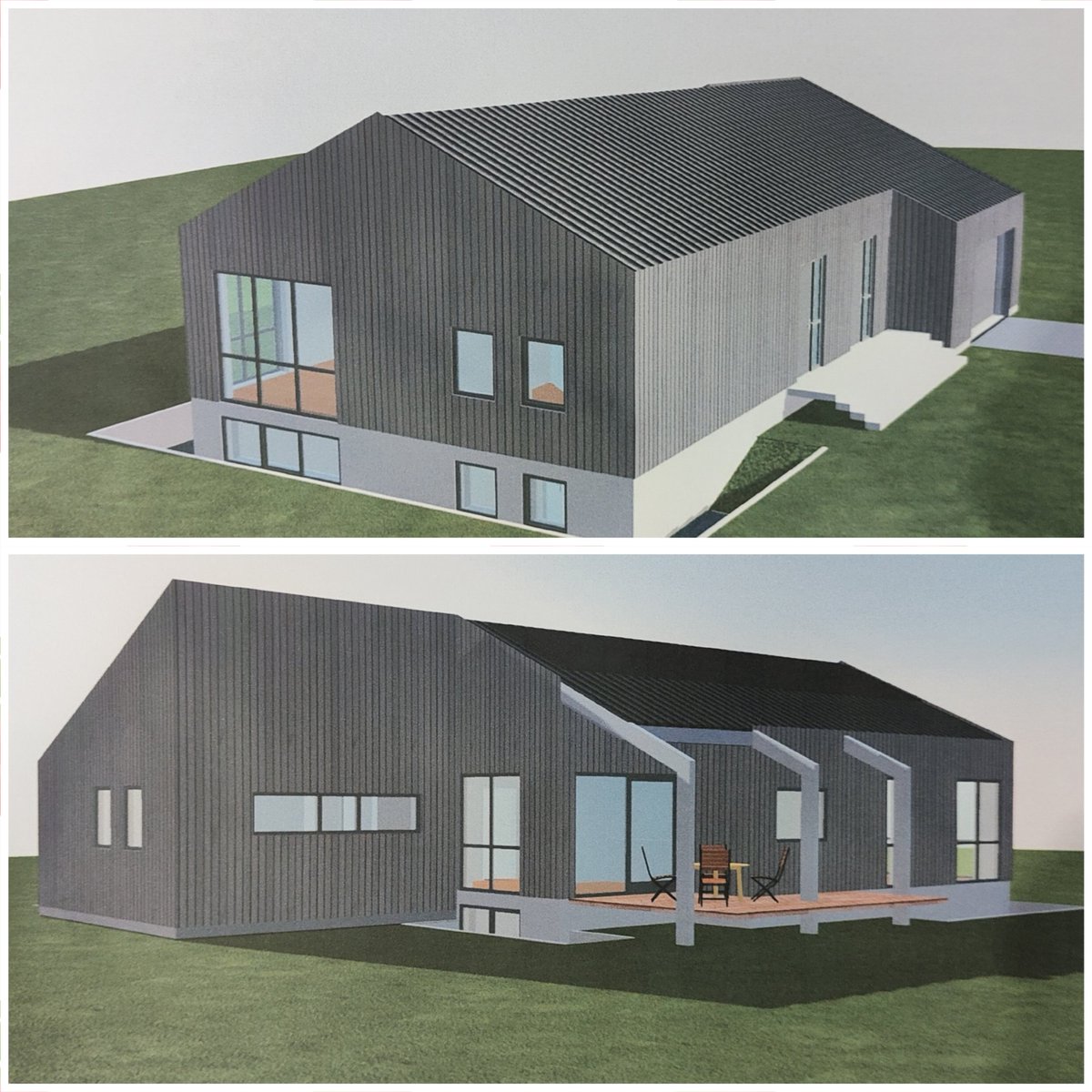 bbmarum's tweet photo. In opdracht te bouwen schuurwoning, ontwerp Architectengroep Roderveld. https://t.co/XrGxeGXix8
