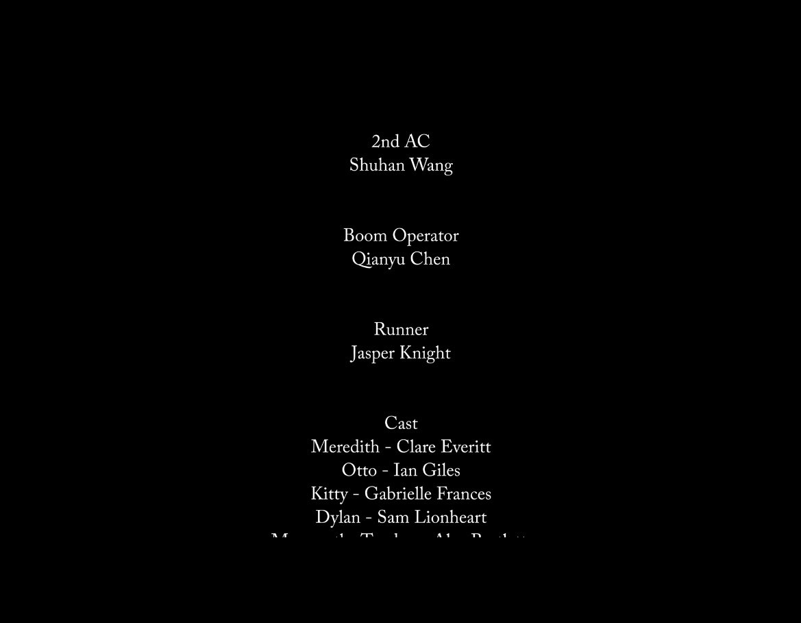 Seeing my name in the Credits for a Production is so exciting 😁🙌🏻 #bookedit #actor #actorslife @network_actor