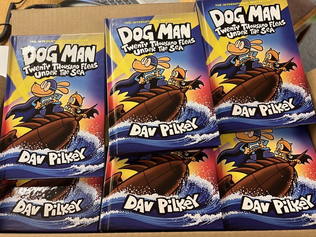 Lisa Avila (@lavila_hes) on Twitter photo Attention Suns‼️ We just received a shipment of Dog Man: Twenty Thousand Fleas Under the Sea! Get your copy today at the 📚Book Fair! #TeamSISD <a href="/Hueco_ES/">Greg M Hatch</a> <a href="/Sparks_Interest/">Marcy Sparks</a> Attention Suns‼️ We just received a shipment of Dog Man: Twenty Thousand Fleas Under the Sea! Get your copy today at the 📚Book Fair! #TeamSISD <a href="/Hueco_ES/">Greg M Hatch</a> <a href="/Sparks_Interest/">Marcy Sparks</a>