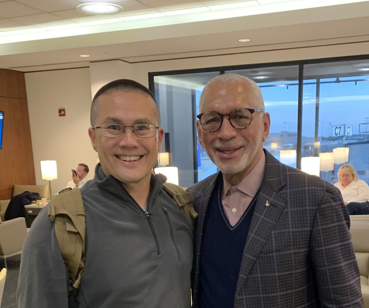 Great Day running into <a href="/NASA/">NASA</a> Astronaut &amp; former NASA Director <a href="/USMC/">U.S. Marines</a> MajGen (Ret) Bolden Jr. He flew 4 Space Shuttle Missions! He’s a real national treasure who knows the meaning of #Service #Honor #Courage #Commitment Great to see you again Sir! <a href="/cboldenjr/">Charles</a> #USMC #MarineCorps