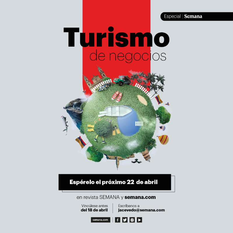 RevistaSemana's tweet photo. SEMANA le cuenta las oportunidades para el sector este año, pues Colombia es uno de los 20 destinos del mundo preferidos para realizar congresos y convenciones.

Vincúlese antes del 18 de abril. Para más información escríbanos a jacevedo@semana.com https://t.co/8GrceuiEIr