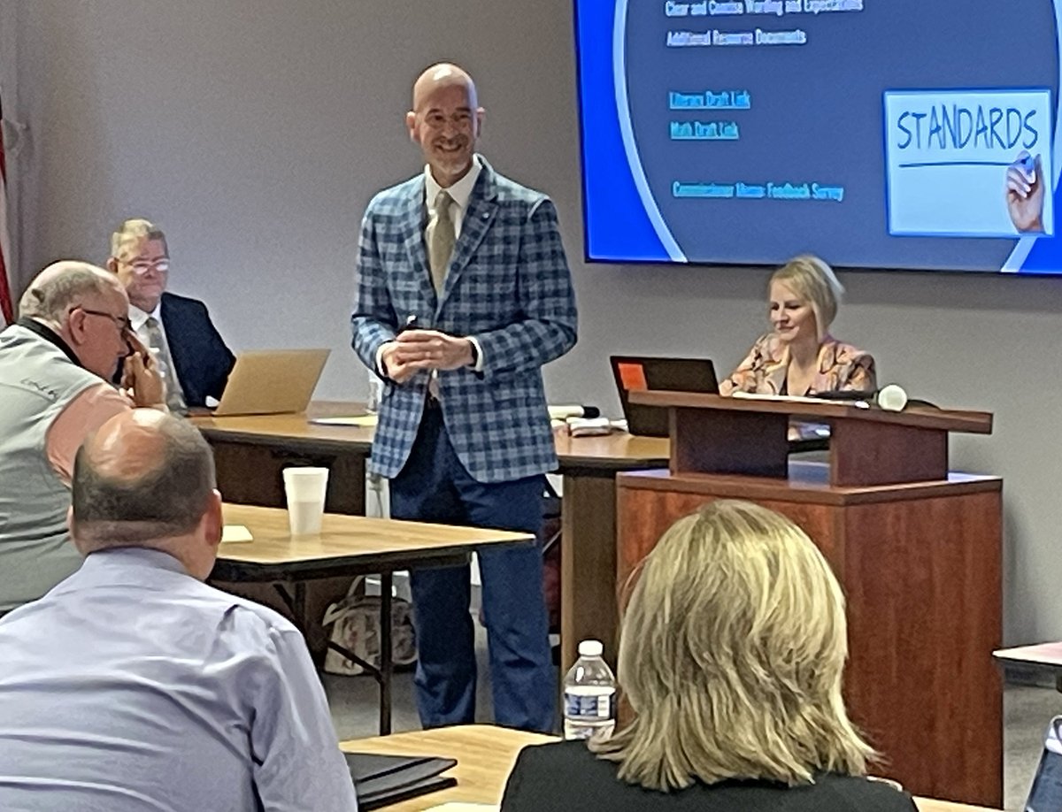 ADE Secretary Jacob Oliva spoke with superintendents at the Crowley's Ridge Educational Service Cooperative this morning. The secretary talked about the Arkansas LEARNS law, as well as new education standards and a new assessment.