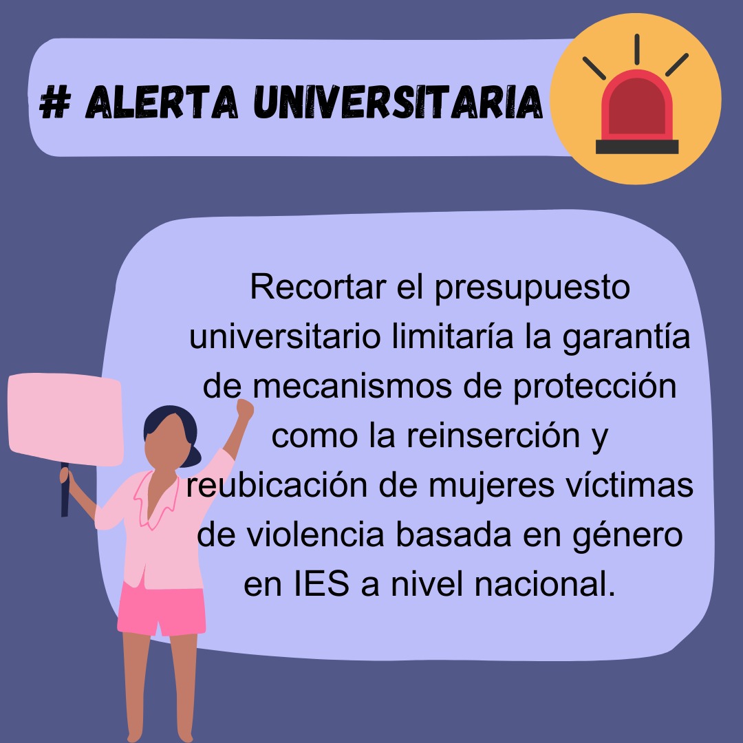 tremendas_ec's tweet photo. #ALERTAUNIVERSITARIA 🚨 | @guillermolasso quiere reducir el presupuesto de las IES en un estado en donde la violencia contra las mujeres le cuesta a las universidades 68 millones de dólares. #NoReformaLOES https://t.co/hEXpMIlU8v