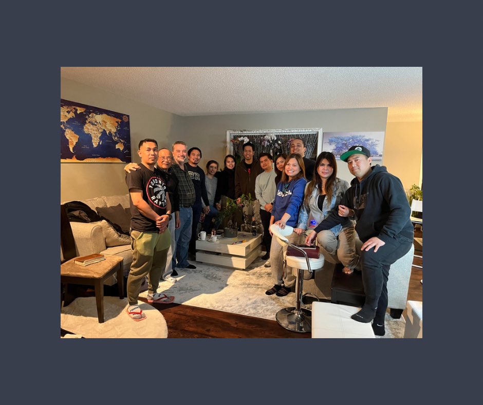 sendcalgary's tweet image. Jesus Great Commission Church in Calgary. God is growing the Bible study groups so we are able to reach more people. This week we are having a joint service with the Bow Valley Baptist Church. We are preparing roasted pig along with some other Filipino dishes to share together!