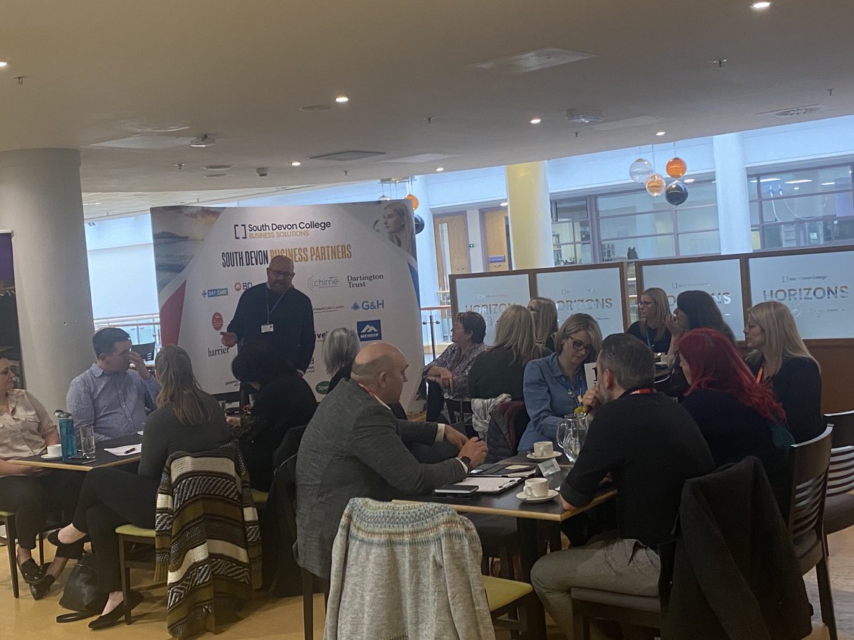 Industry Liaison event for Social Care ⁦<a href="/sdcollege/">South Devon College</a>⁩ exploring the needs of the sector ⁦<a href="/LaurenceFrewin/">Laurence Frewin</a>⁩ ⁦@MariaWoodger⁩ #socialcare