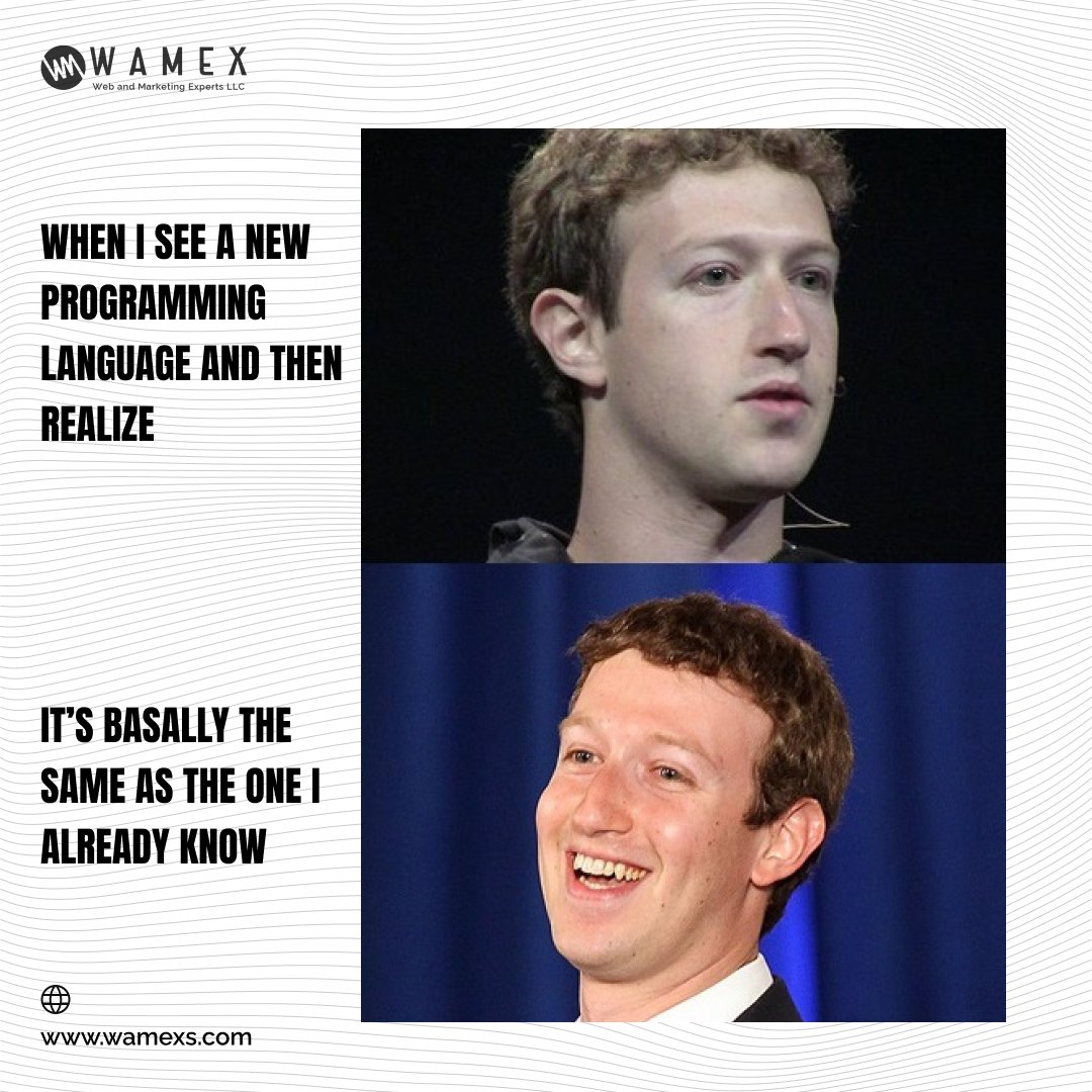 WebMarketingEx4's tweet image. Discovering a new programming language can be exciting, but often you'll find it's just a variation of what you already know. Don't worry, your existing skills are valuable and adaptable to new technologies!
Follow for more ✅✅
#realise #realprogrammer #truth #sameprogramming
